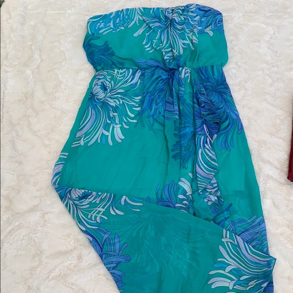 Bisou Bisou/Michele Bohbot Strapless maxi dress